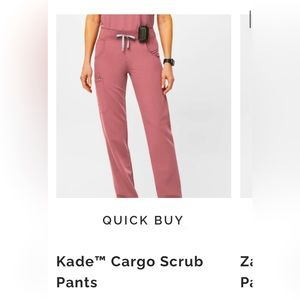 FIGS Mauve Kade Scrub Pants